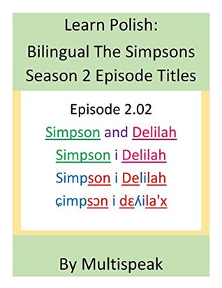 Read Online Learn Polish: Bilingual The Simpsons Season 2 Episode Titles - Multispeak file in PDF