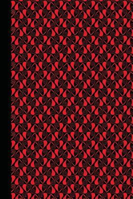 Read Online Dot Journal: Red and Black Calligraphy Hearts 6x9: Journal with Dotted Pages -  file in PDF