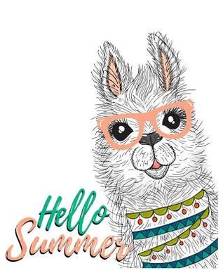 Download Hello Summer: Alpaca Llama Bullet Journal Dot Grid L Notebook 120 Pages 8 X 10 -  | PDF