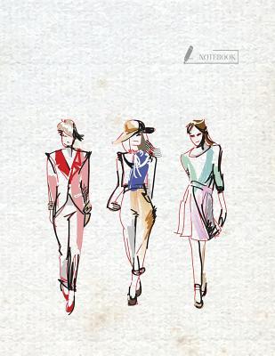 Read Online Notebook: Fashion Girl Cover and Dot Pages, Extra Large (8.5 X 11) Inches, 110 Pages, Notebooks and Journals -  file in ePub