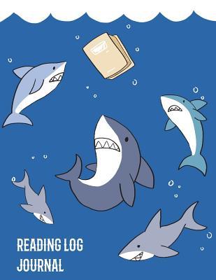 Read Online Reading Log Journal: Underwater Sharks and Books Reading Journal for Book Lovers to Track and Review Daily Reading with Loan Record, Book Report and Reading Log Sheets - Allison Libro | PDF