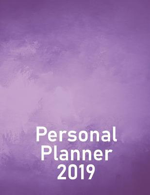 Download Personal Planner 2019: Organize, Plan, and Document Everything Easily - All Year Long with This Full Size (8.5 X 11 Inches) 2019 Notebook - Medium Purple Pattern -  file in PDF