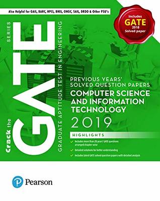 Read Online Previous Years' Solved Question Papers: GATE Computer Science and Information Technology, 2019 by Pearson - Pearson Education | ePub