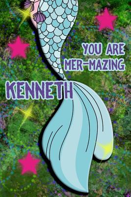 Read Online You Are Mer-Mazing Kenneth: Wide Ruled Composition Book Diary Lined Journal Green with Mermaid Tail - Lacy Shwimmer file in ePub