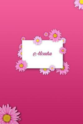 Full Download Alondra: Matte Softcover Paperback, 6 X 9 Inch Personalized Notebook Journal with 120 Blank Lined Pages Gift for Girls Teens Women -  | ePub