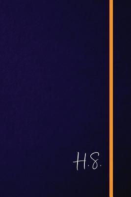 Full Download H.S.: Classic Monogram Lined Notebook Personalized With Two Initials - Matte Softcover Professional Style Paperback Journal Perfect Gift for Men and Women -  file in ePub