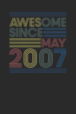 Read Awesome Since May 2007: Graph Paper Journal (6 X 9 - 120 Pages/ 5 Squares per inch) for Birthday Gift Idea - Awesome Publishing | ePub