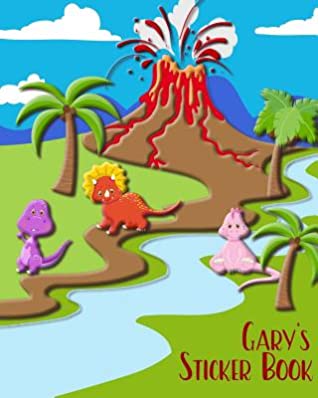 Full Download Gary's Sticker Book: Blank Pages for Drawing or Putting Stickers - | ePub