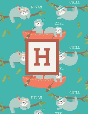 Full Download H: Letter Cute Sloth Animal Monogrammed 2020 Weekly Planner - January 2020 - December 2020 (8.5x11) - Protem Sloth Planners | ePub